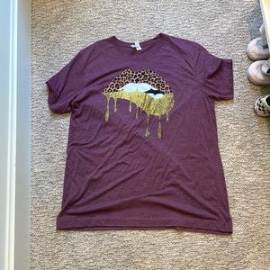 love bug apparel kiss shirt, never worn, size XL